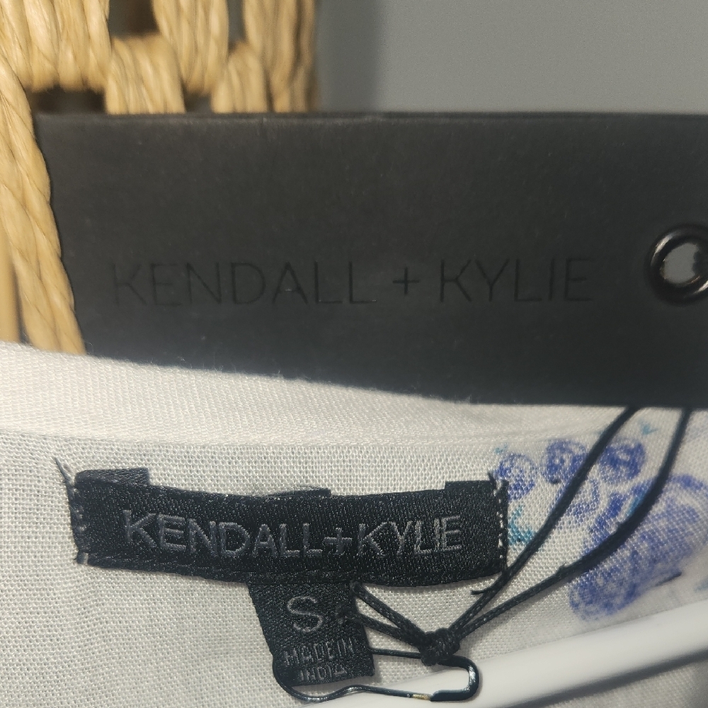 Kendall & Kylie White Fruit Print Swim Coverup - Picture 2 of 4